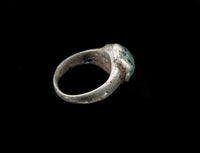 Vikingarna - Silverring med ädelsten 900-1100 AD